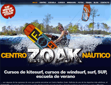 Tablet Screenshot of centronauticozoak.com